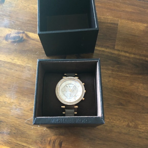 Parker Rose Gold-Tone Blush Acetate Watch - Picture 6 of 8